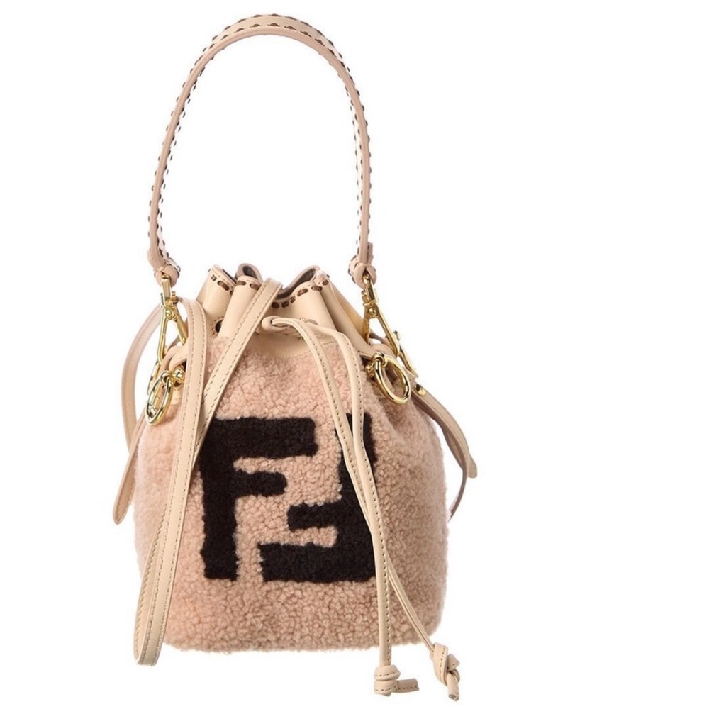 ❗️SOLD❗️Fendi Mon Tresor Mini Sherling Bucket Bag